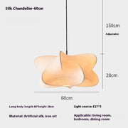 Special-shaped Silk Restaurant Chandelier Bedroom Art Chandelier